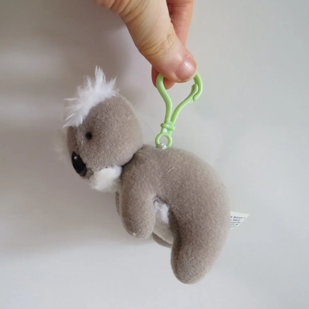 Koala Bear BACKPACK CLIP plush mini stuffed animal #2 zoo animal